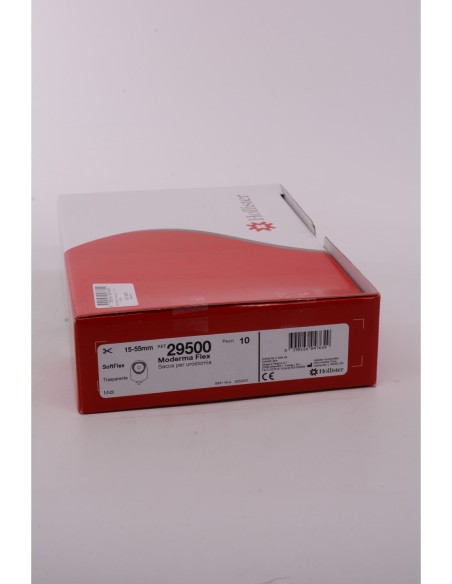 MODERMA SACCA UROSTOMIA TRASPARENTE 15/55 - COD.29500 10PZ.