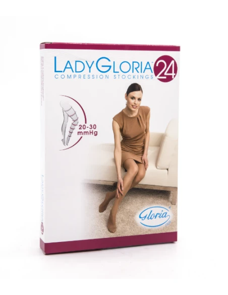 LADYGLORIA 24 AUTOREGGENTE 240 DENARI - COLORE NERO/DAINO