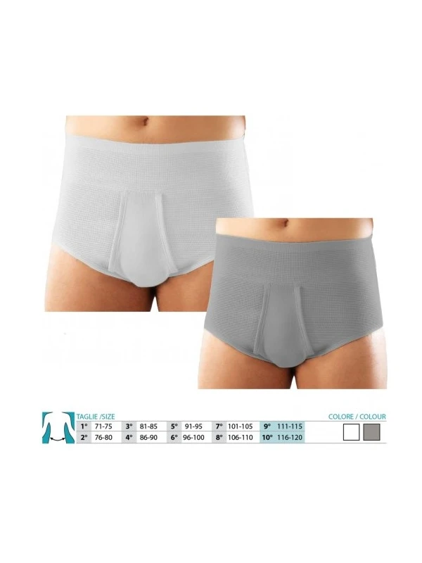 ORIONE 309 SLIP CONTENITIVO UOMO APERTO - BIANCO
