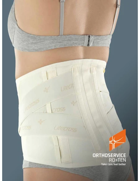RO+TEN LITECROSS90 - BUSTO ORTOPEDICO ELASTICO BASSO PER RACHIDE LOMBARE