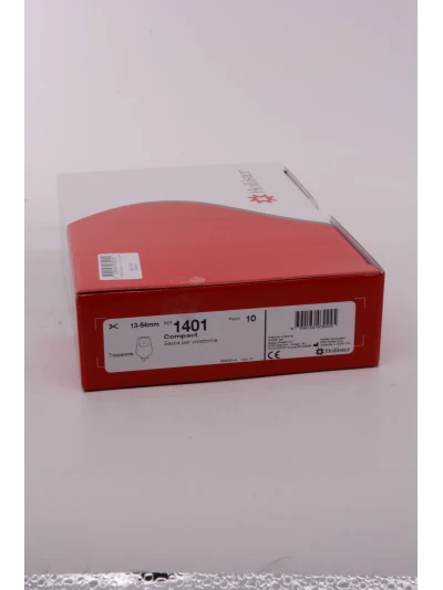SACCA UROSTOMIA COMPACT 13/64MM TRASPARENTE - 10PZ COD.1401
