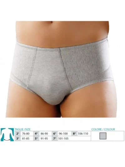ORIONE 508 SLIP ELASTICO CONTENITIVO UOMO GRIGIO