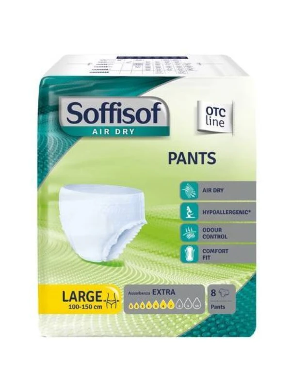 SOFFISOF AIR DRY PANTS EXTRA TAGLIA L 8PZ