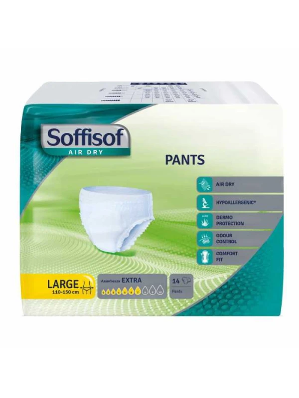 SOFFISOF AIR DRY PANTS EXTRA - TAGLIA L 14PZ