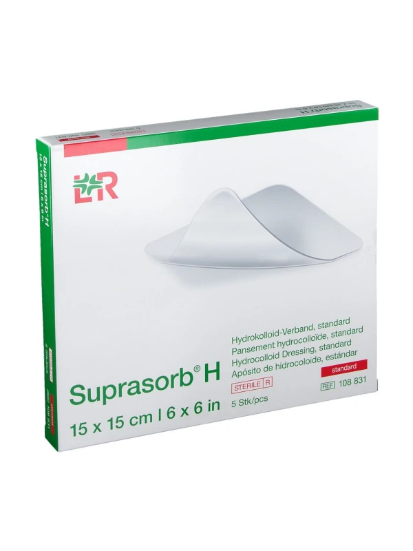 SUPRASORB H - STANDARD MEDICAZIONE 15X15CM - 5PZ