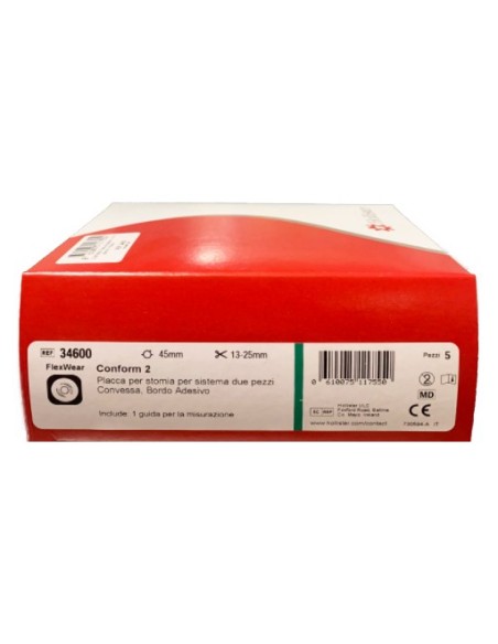 CONFORM2 PLACCA CONVESSA 45MM 13/25 - COD.34600 5PZ.