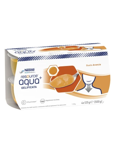 RESOURCE AQUA GELIFICATA - GUSTO ARANCIA 4X125G SENZA...