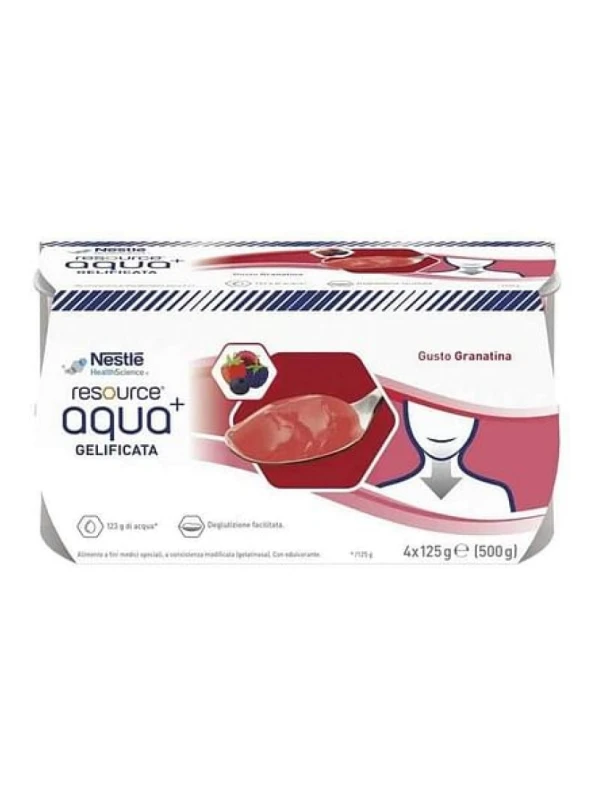 RESOURCE AQUA GELIFICATA - GUSTO GRANITA 4X125G SENZA ZUCCHERO