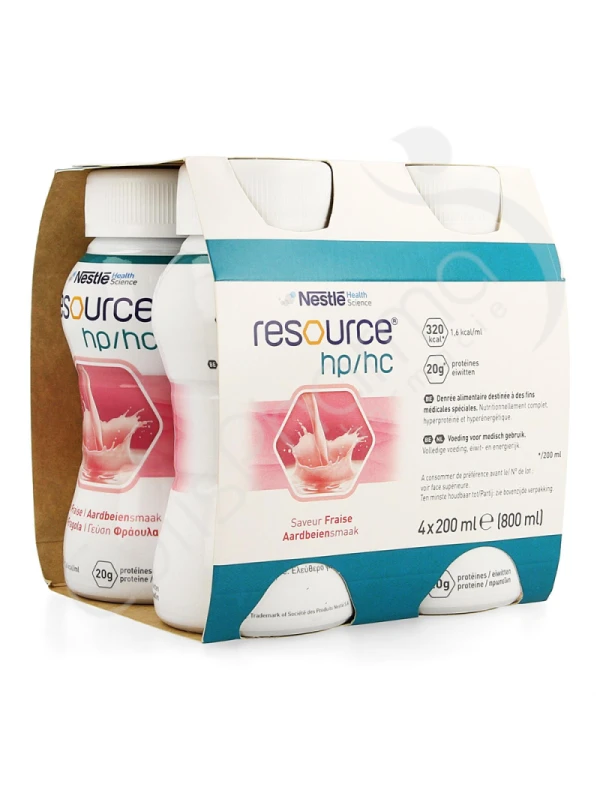 RESOURCE HP/HC FRAGOLA 4X200ML