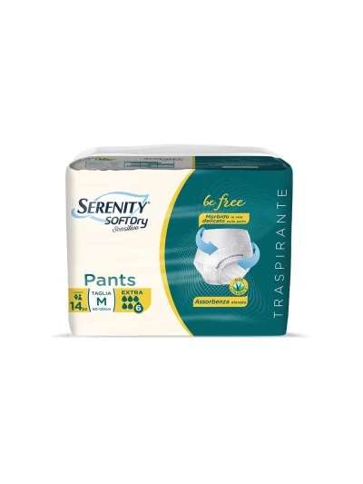 SERENITY PANTS SOFTDRY SENSITIVE BEFREE EXTRA - 14PZ