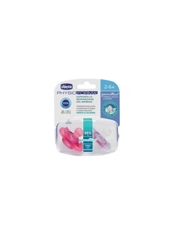 CHICCO - CIUCCIO IN SILICONE 2-6 MESI - 2PZ