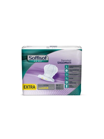 SOFFISOF AIR DRY PANNOLONI SAGOMATI EXTRA 30PZ