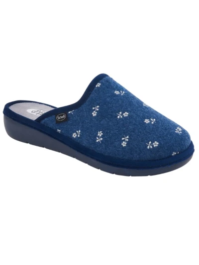 PANTOFOLE LAUREN IN FELTRO NAVI BLU - TAGLIA 36