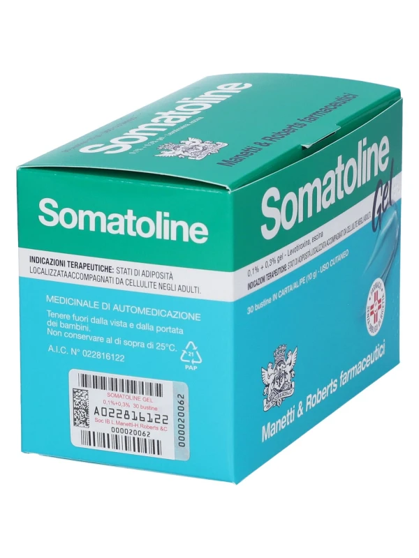 SOMATOLINE GEL ANTICELLULITE - 30 BUSTINE 10G