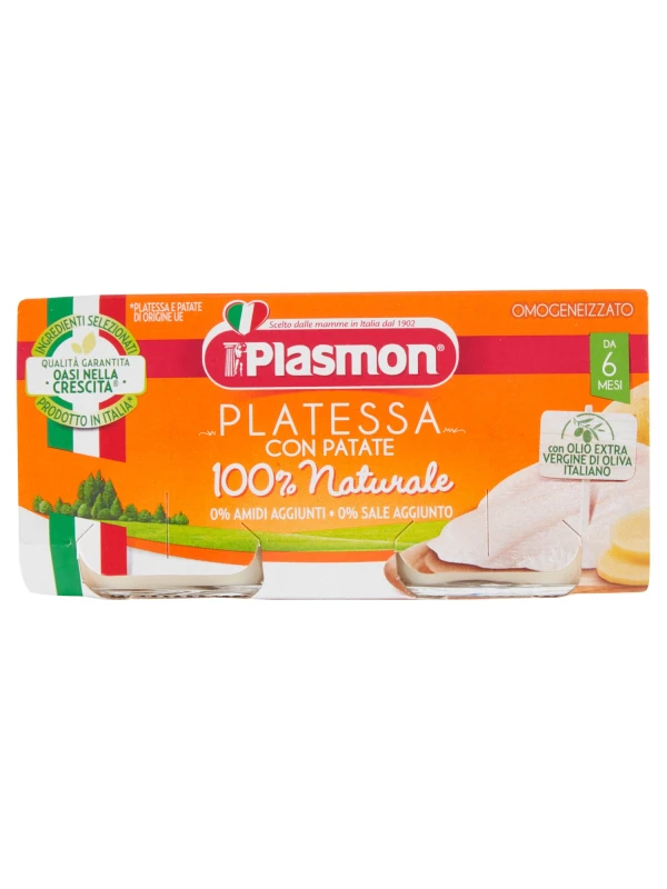 PLASMON OMOGENEIZZATO PLATESSA 2X80G