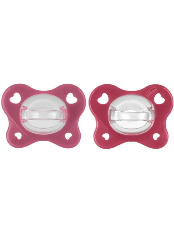 CHICCO CIUCCIO DUAL SOFT ROSA 16-36MESI - 2PZ
