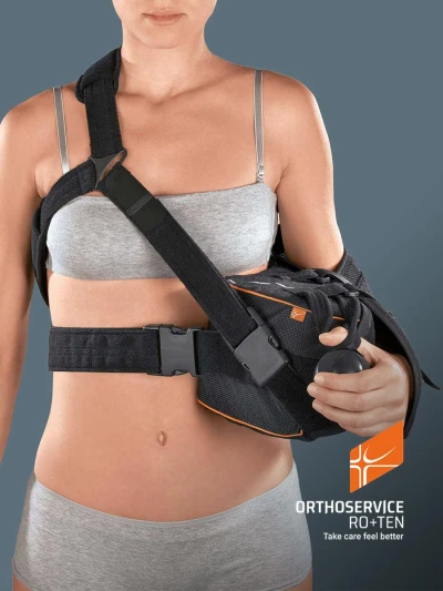 SUPPORTO SPALLA DESTRA CON IMMOBILIZZATORE - ROTAZIONE...