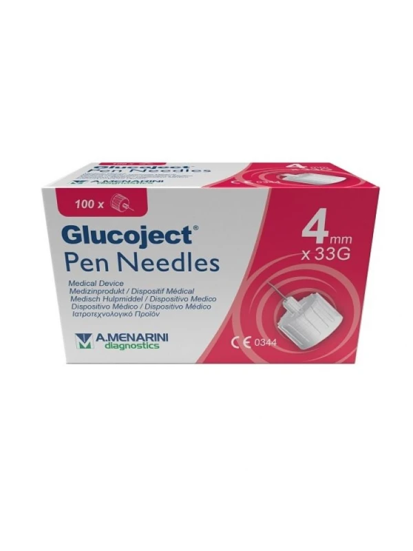 GLUCOJECT AGO PENNA 4MM G33 - 100PZ.