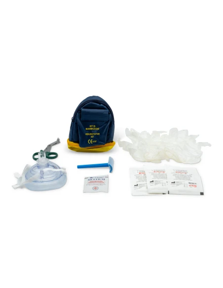 KIT ACCESSORI DEFIBRILLATORE + FORBICI PVS - COD.MAS019F