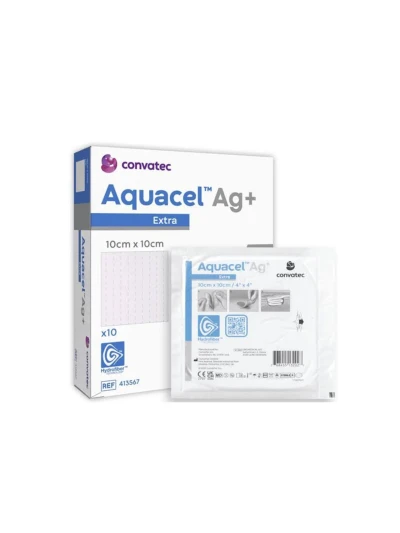 AQUACEL AG+ EXTRA MEDICAZIONE PER LESIONI - 10CMX10CM -...