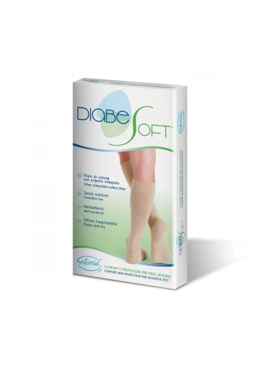 DIABESOFT CALZINO COLORE BEIGE - TAGLIA M