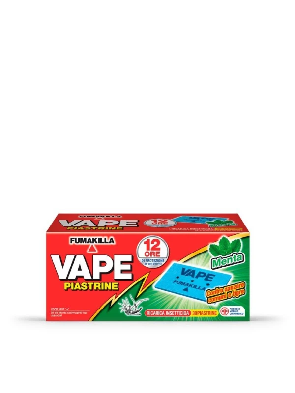 VAPE PIASTRINE ALLA MENTA 12 ORE - CONFEZIONE DA 30PZ