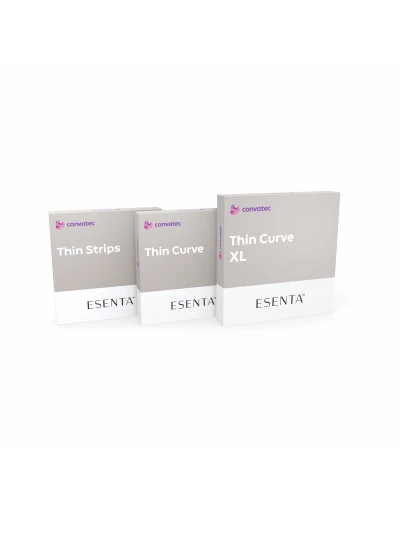 ESENTA THIN CURVE XL - STRISCE COLLOIDALI 20PZ.