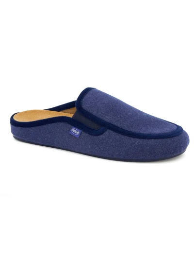 SCHOLL PANTOFOLE UOMO BRANDY CON ELASTICO - BLUE