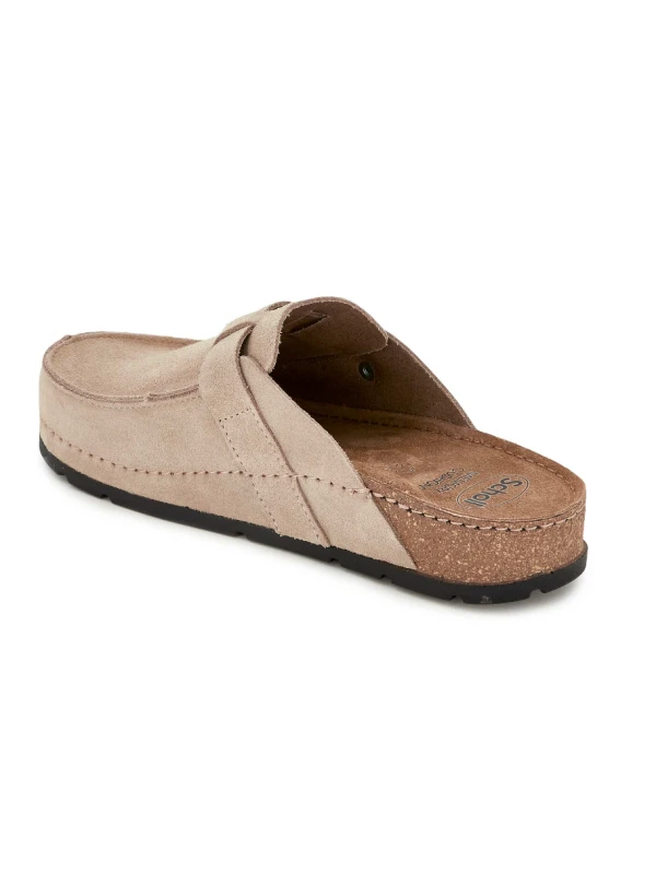 SCHOLL BORA MOCCASIN SCAMOSCIATI - BEIGE