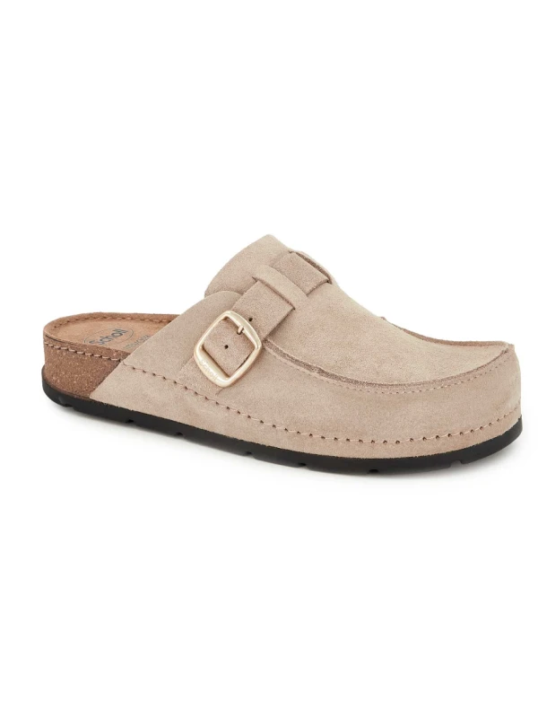 SCHOLL BORA MOCCASIN SCAMOSCIATI - BEIGE