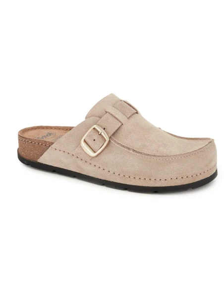 SCHOLL BORA MOCCASIN SCAMOSCIATI - BEIGE