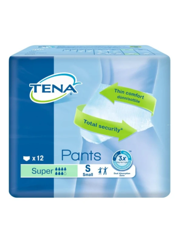 TENA PANTS SUPER PANNOLONI - TAGLIA S 12PZ