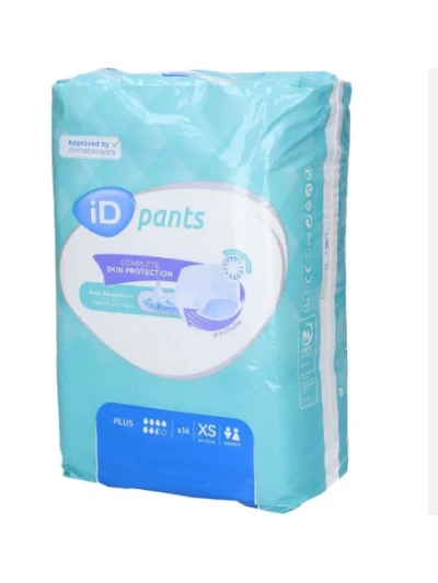SERENITY ID PANTS PANNOLONI PULL UP PLUS - TAGLIA XS 14PZ