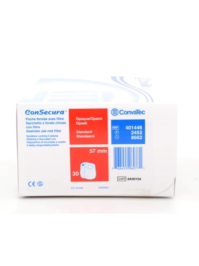 CONSECURA SACCHE STOMIA CHIUSE OPACHE 57MM - COD.8562