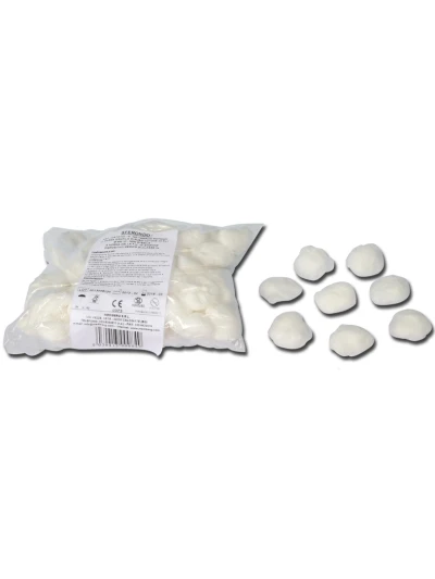 TAMPONI DI GARZA ROTONDI DIAMETRO 30MM - 100PZ