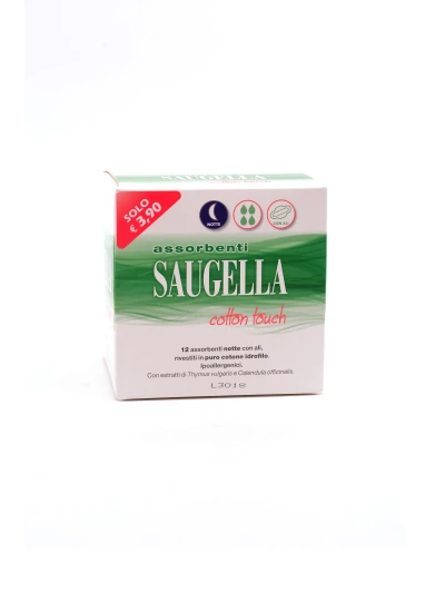 SAUGELLA ASSORBENTI NOTTE CON ALI - 12PZ