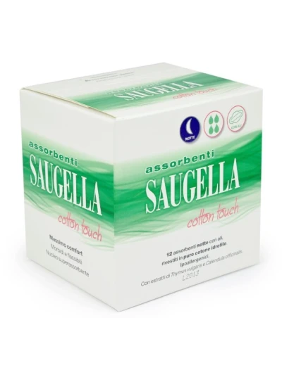 SAUGELLA ASSORBENTI NOTTE CON ALI - 12PZ 2