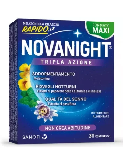 NOVANIGHT MELATONINA A RAPIDO RILASCIO - 30 COMPRESSE