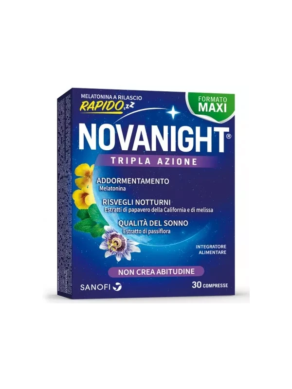 NOVANIGHT MELATONINA A RAPIDO RILASCIO - 30 COMPRESSE