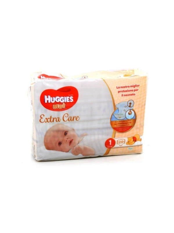 HUGGIES EXTRA CARE - PANNOLINI BEBE' TAGLIA 1...