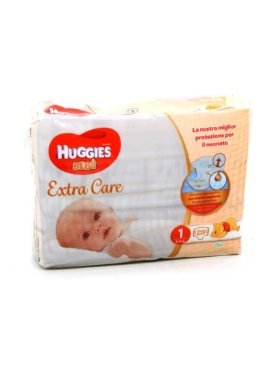 HUGGIES EXTRA CARE - PANNOLINI BEBE' TAGLIA 2 (3-6KG) - 24PZ 2