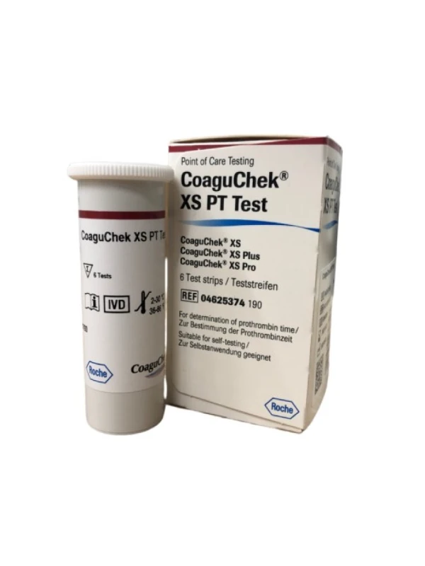 COAGUCHEK XS PT TEST - 6 STRISCE