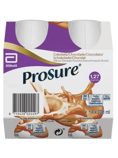 PROSURE CHOCOLATE ALIMENTO - 4 BOTTIGLIE DA 220ML