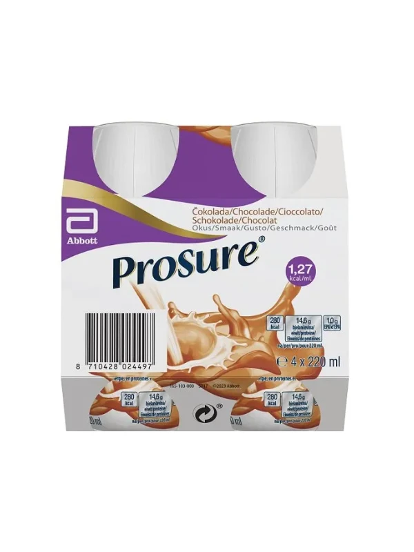 PROSURE CHOCOLATE ALIMENTO - 4 BOTTIGLIE DA 220ML