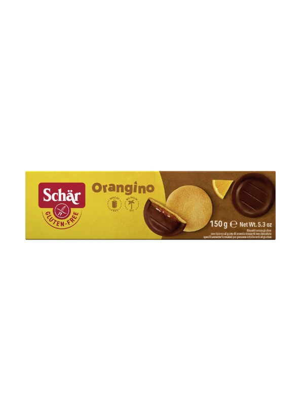 SCHAR BISCOTTI RIPIENI DI CIOCCOLATO ORANGINO 150GR