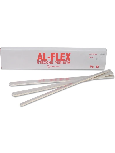 STECCA IN ALLUMINIO E SPUGNA PER FRATTURE 48X1CM - 12PZ