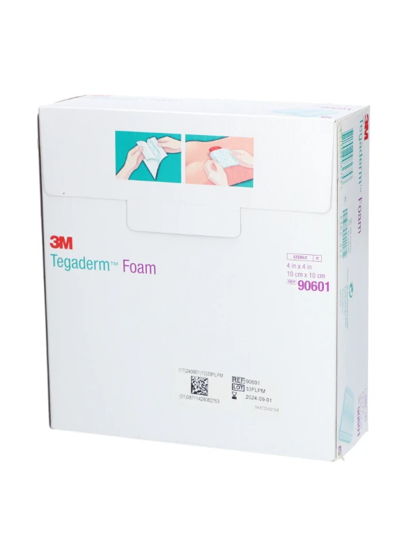 TEGADERM FOAM NON ADESIVO 10X10CM - 10PZ COD.90601