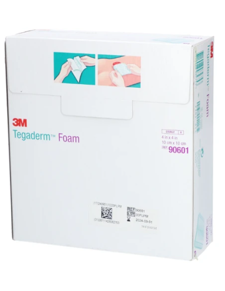 TEGADERM FOAM NON ADESIVO 10X10CM - 10PZ COD.90601