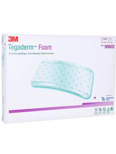 TEGADERM FOAM NON ADESIVO 10X20CM - 5PZ COD.90602