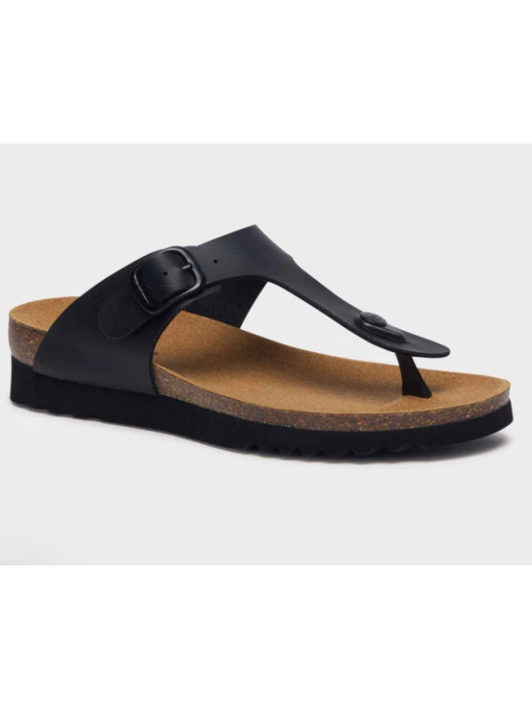 SCHOLL BOA VISTA SANDALI IN SIMILPELLE NERI